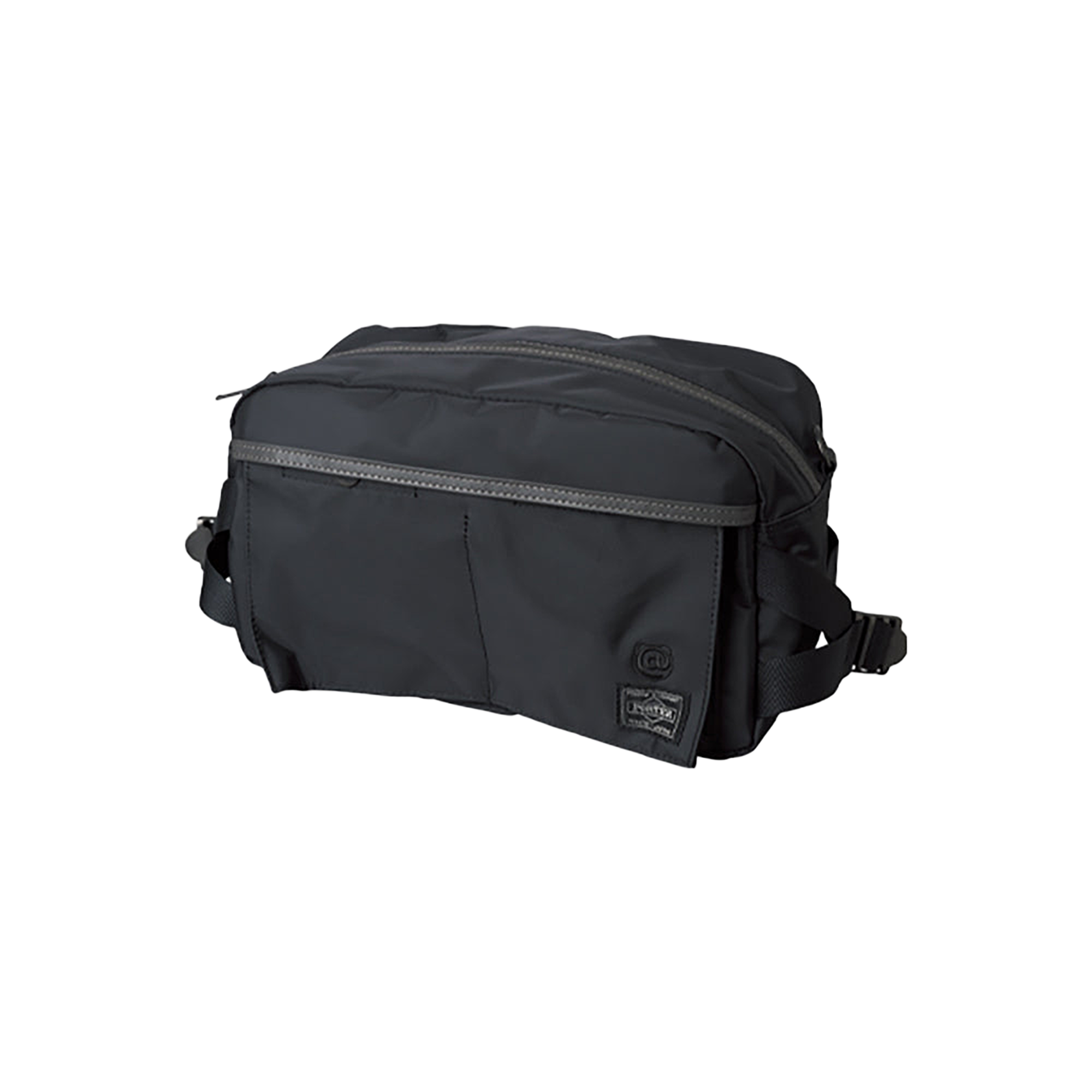 PORTER × BE@RBRICK BLACK/REFLECTIVE WAIST BAG