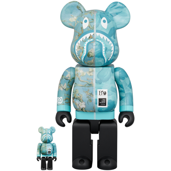 BE@RBRICK BAPE(R) × Van Gogh Museum Almond Blossom SHARK 100 BE@RBRICK BAPE(R) × Van Gogh Museum Almond Blossom SHARK 100