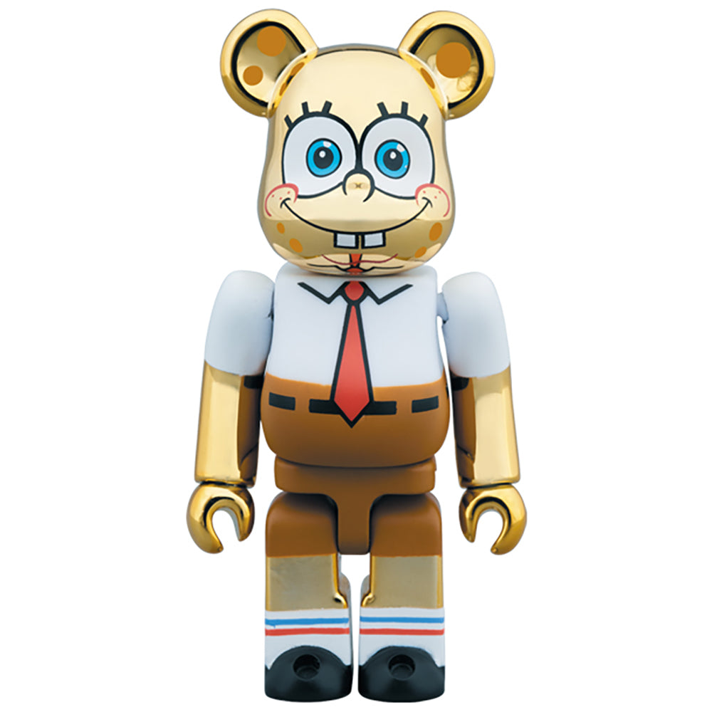 BE@RBRICK SpongeBob GOLD CHROME 100％ & 400％_1