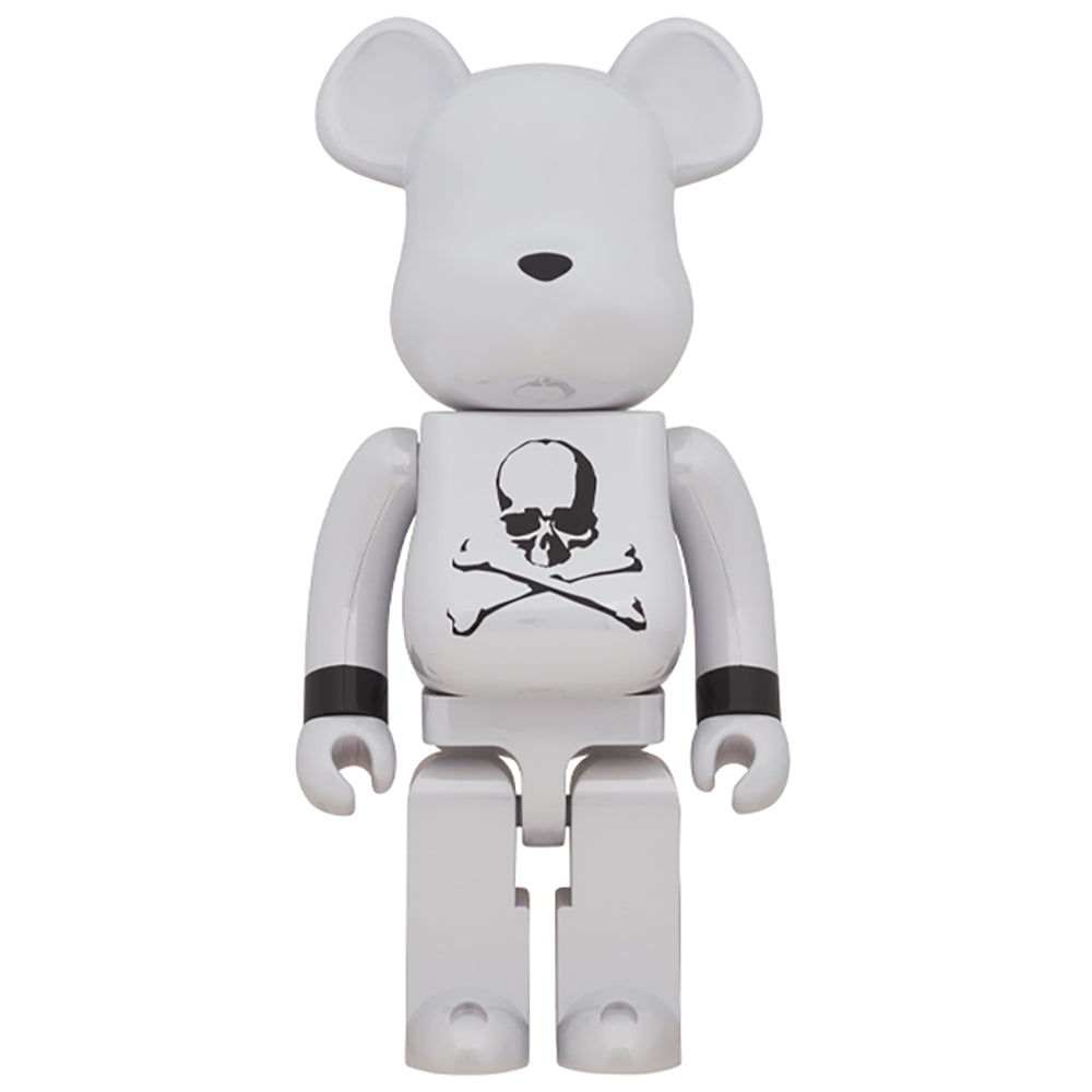 BE@RBRICK mastermind JAPAN WHITE CHROME Ver. 1000％_0