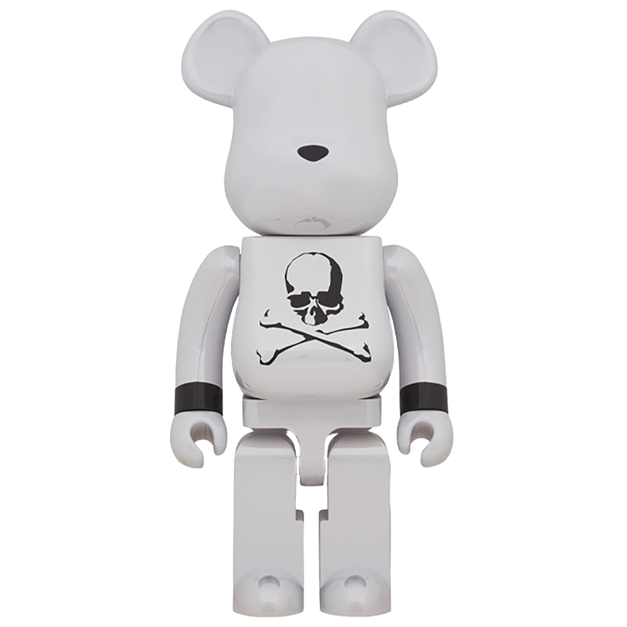 BE@RBRICK mastermind JAPAN WHITE CHROME Ver. 1000％