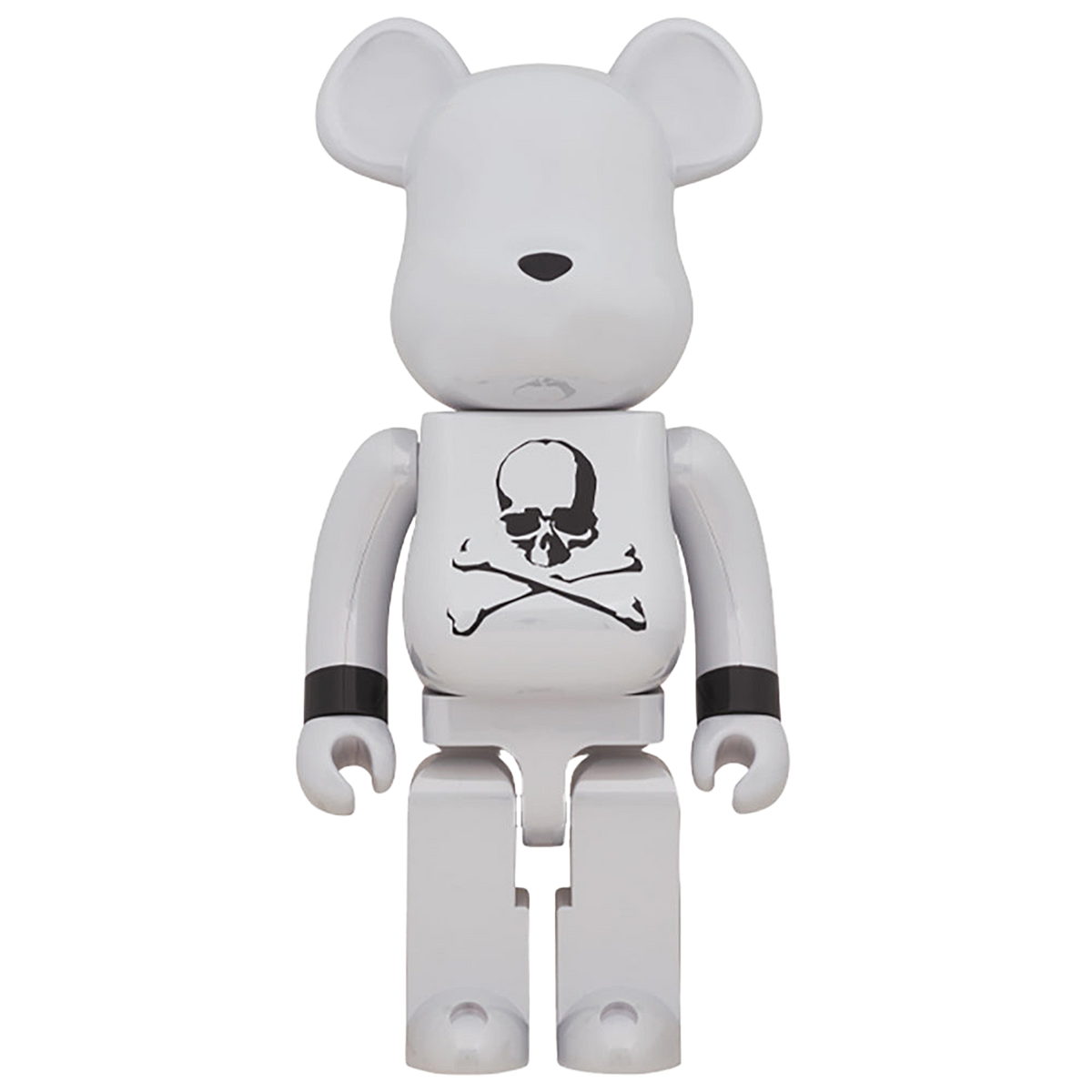 BE@RBRICK mastermind JAPAN WHITE CHROME Ver. 1000％