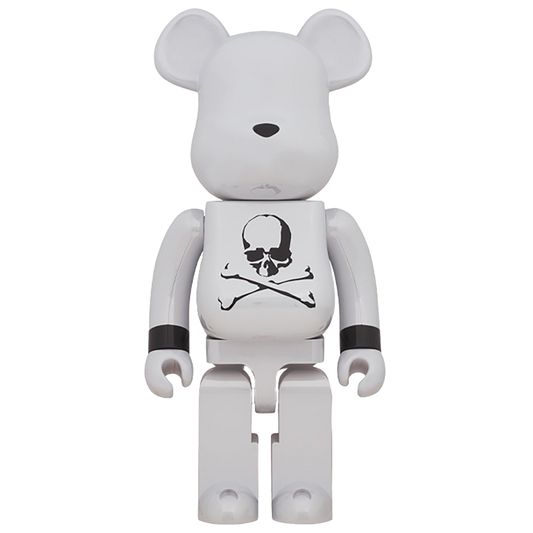 BE@RBRICK mastermind JAPAN WHITE CHROME Ver. 1000％