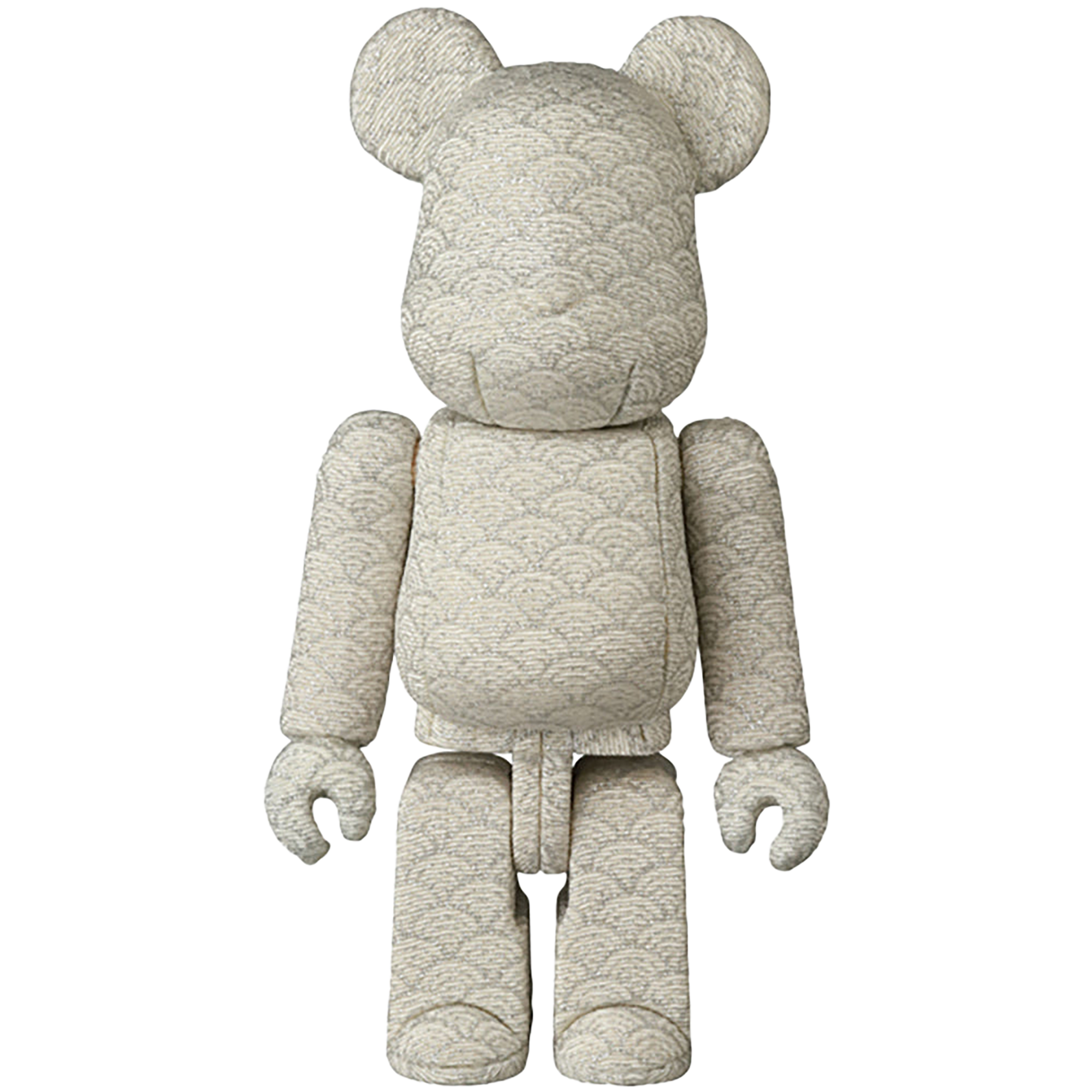 木目込みBE@RBRICK 青海波 金／青海波 銀