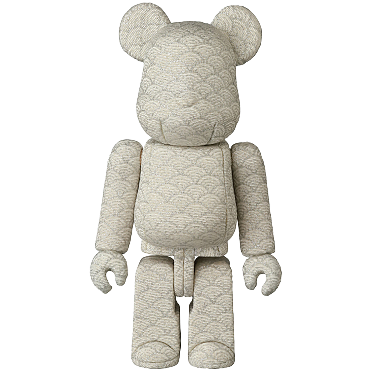 木目込みBE@RBRICK 青海波 金／青海波 銀