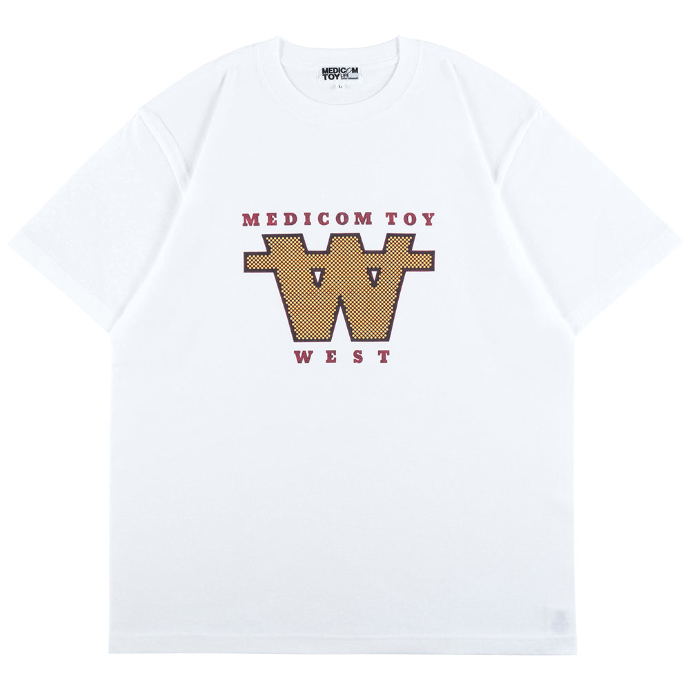 MLE MEDICOM TOY WEST ORIGINAL PRODUCTS MEDICOM TOY WEST LOGO TEE_1