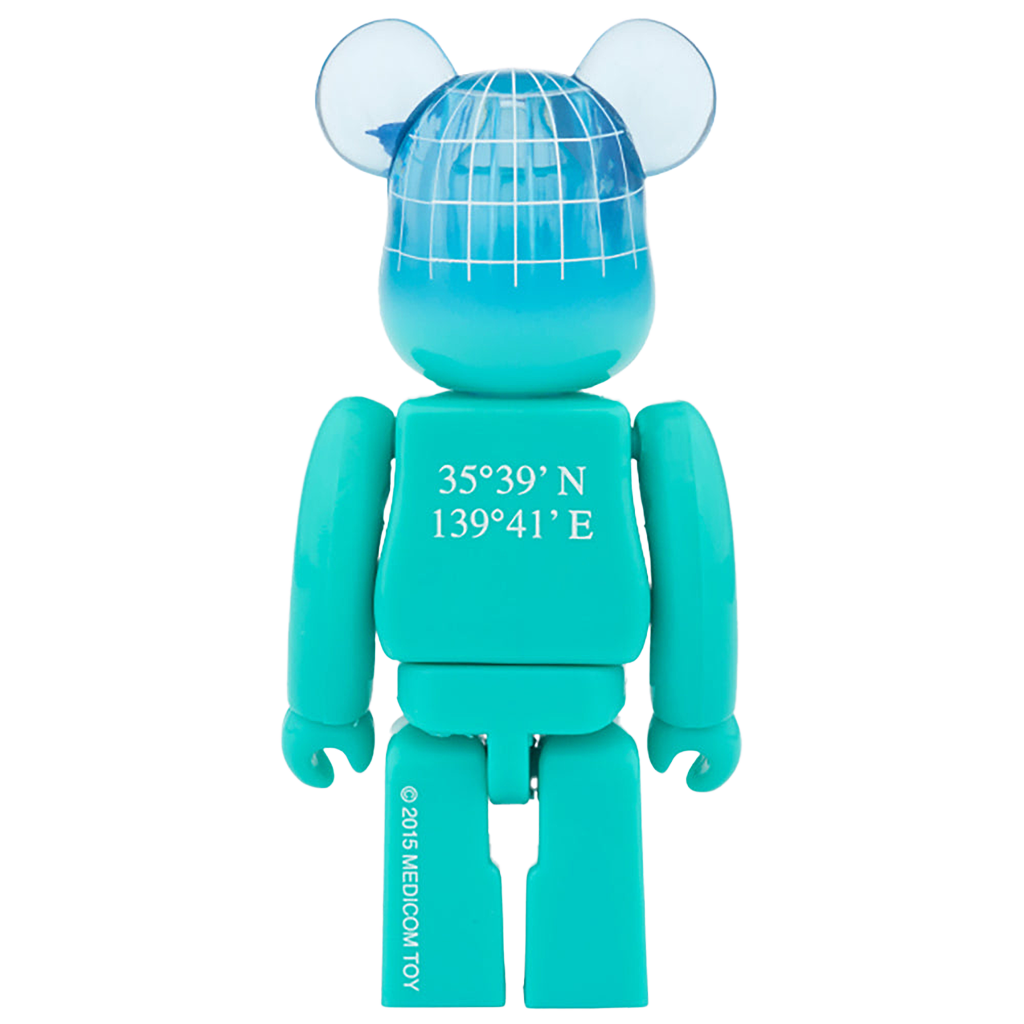BE@RBRICK EARTH 100％（COSMIC BLACK/OCEAN BLUE）