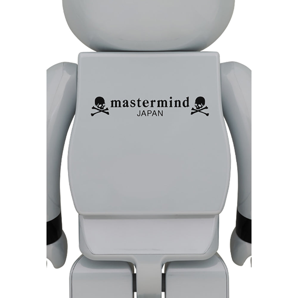 BE@RBRICK mastermind JAPAN WHITE CHROME Ver. 1000％_1
