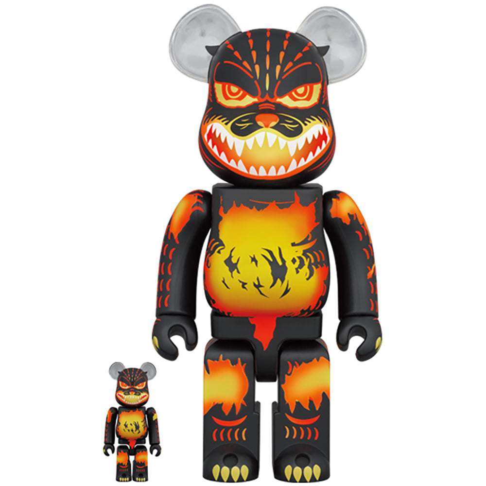 BE@RBRICK ゴジラ VS デストロイア版ゴジラ (メルトダウンVer.) 100％ & 400％_0