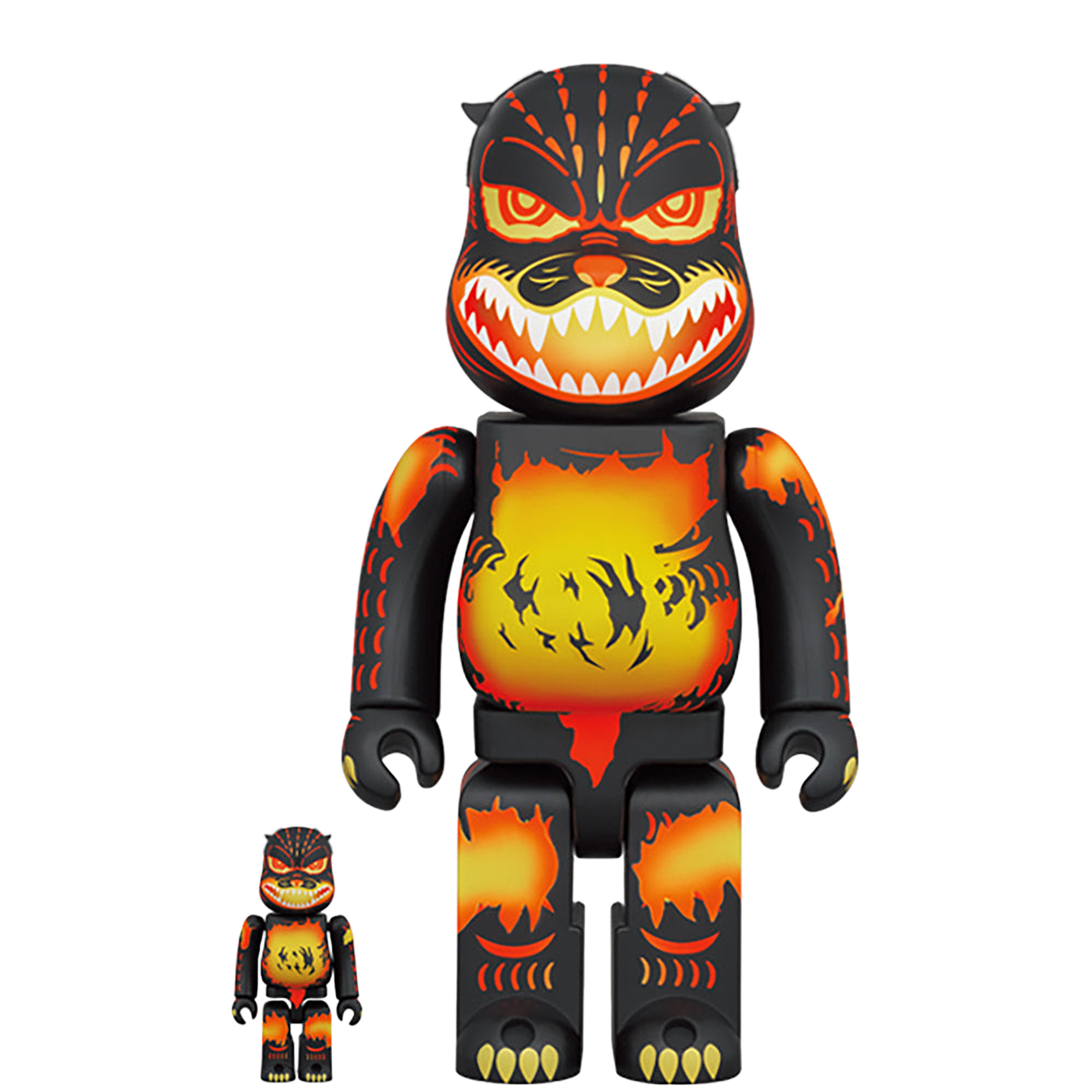 BE@RBRICK ゴジラ VS デストロイア版ゴジラ (メルトダウンVer.) 100％ & 400％