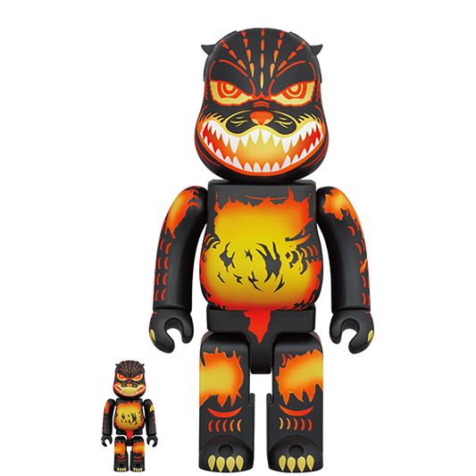 BE@RBRICK ゴジラ VS デストロイア版ゴジラ (メルトダウンVer.) 100％ & 400％