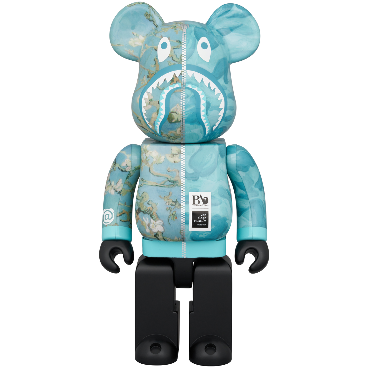 BE@RBRICK BAPE(R) × Van Gogh Museum Almond Blossom SHARK 100 BE@RBRICK BAPE(R) × Van Gogh Museum Almond Blossom SHARK 100