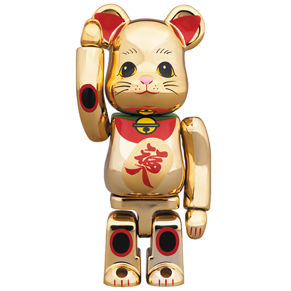 BE@RBRICK 招き猫 金メッキ 福入 100％_0
