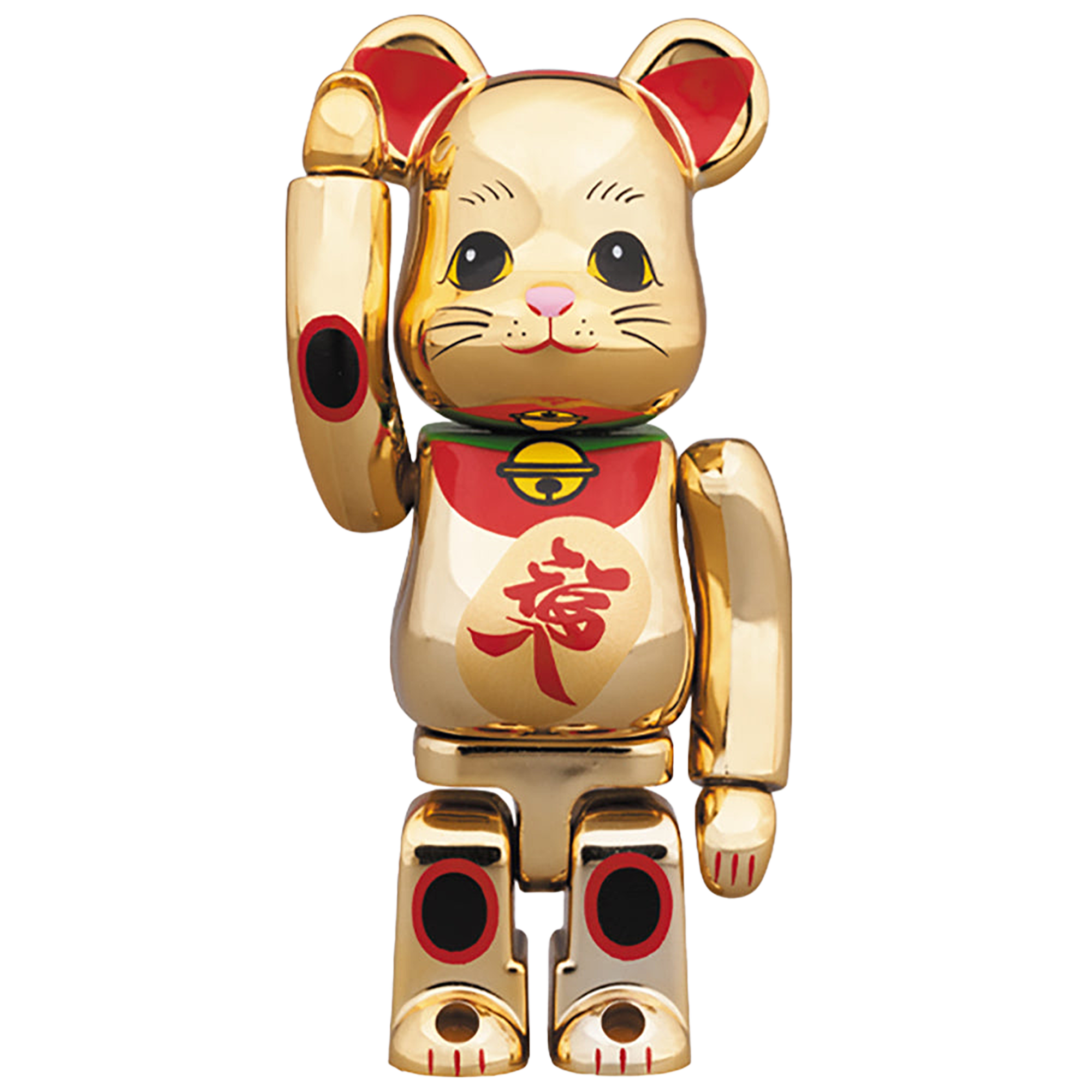 BE@RBRICK 招き猫 金メッキ 福入 100％