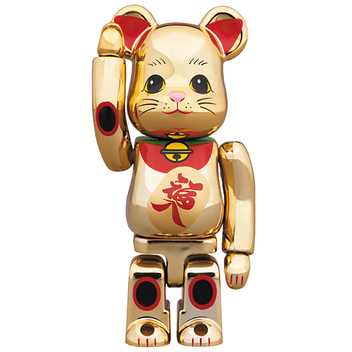 BE@RBRICK 招き猫 金メッキ 福入 100％