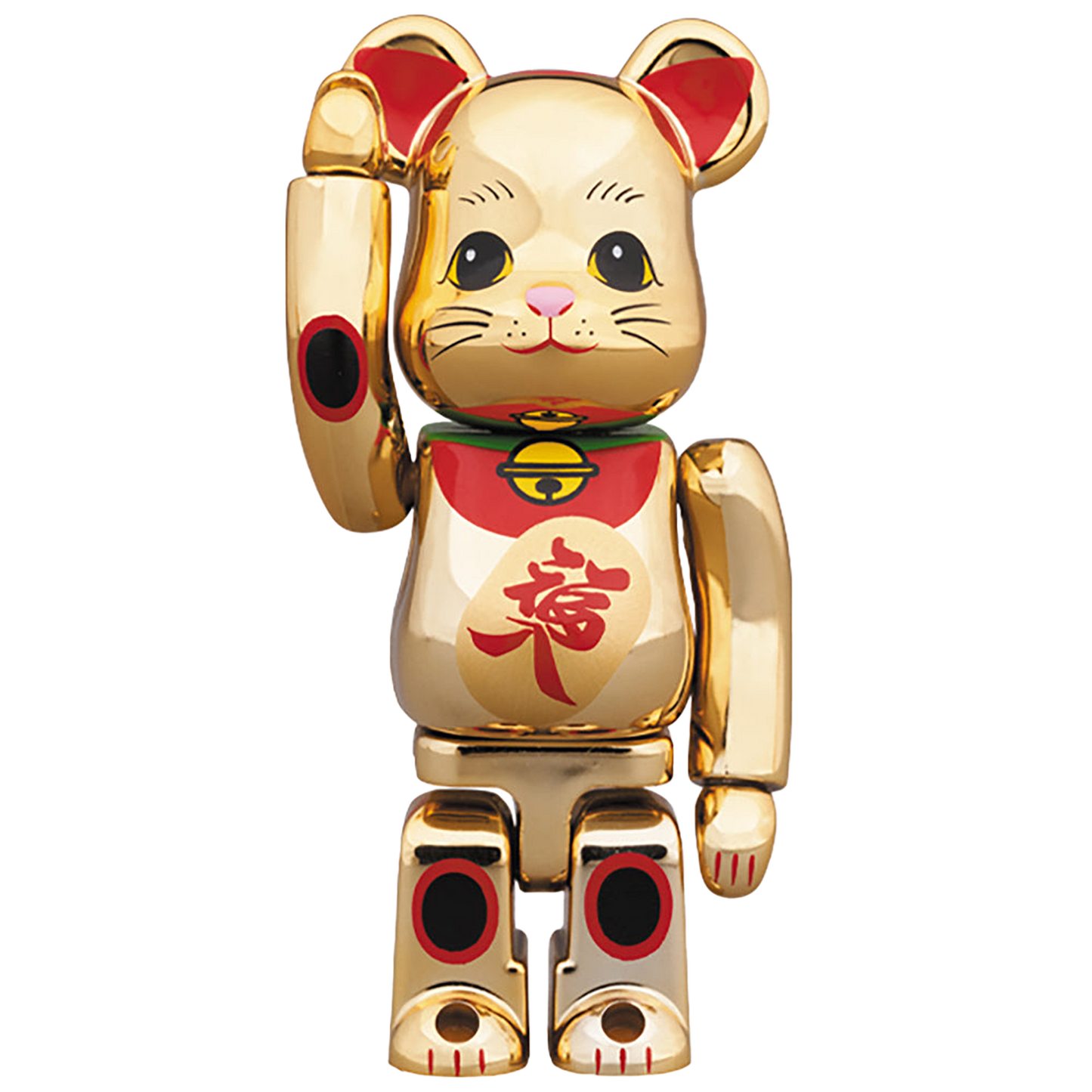 BE@RBRICK 招き猫 金メッキ 福入 100％