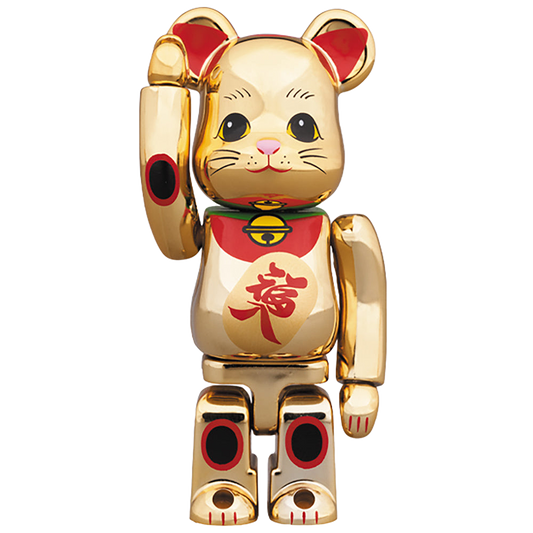 BE@RBRICK 招き猫 金メッキ 福入 100％