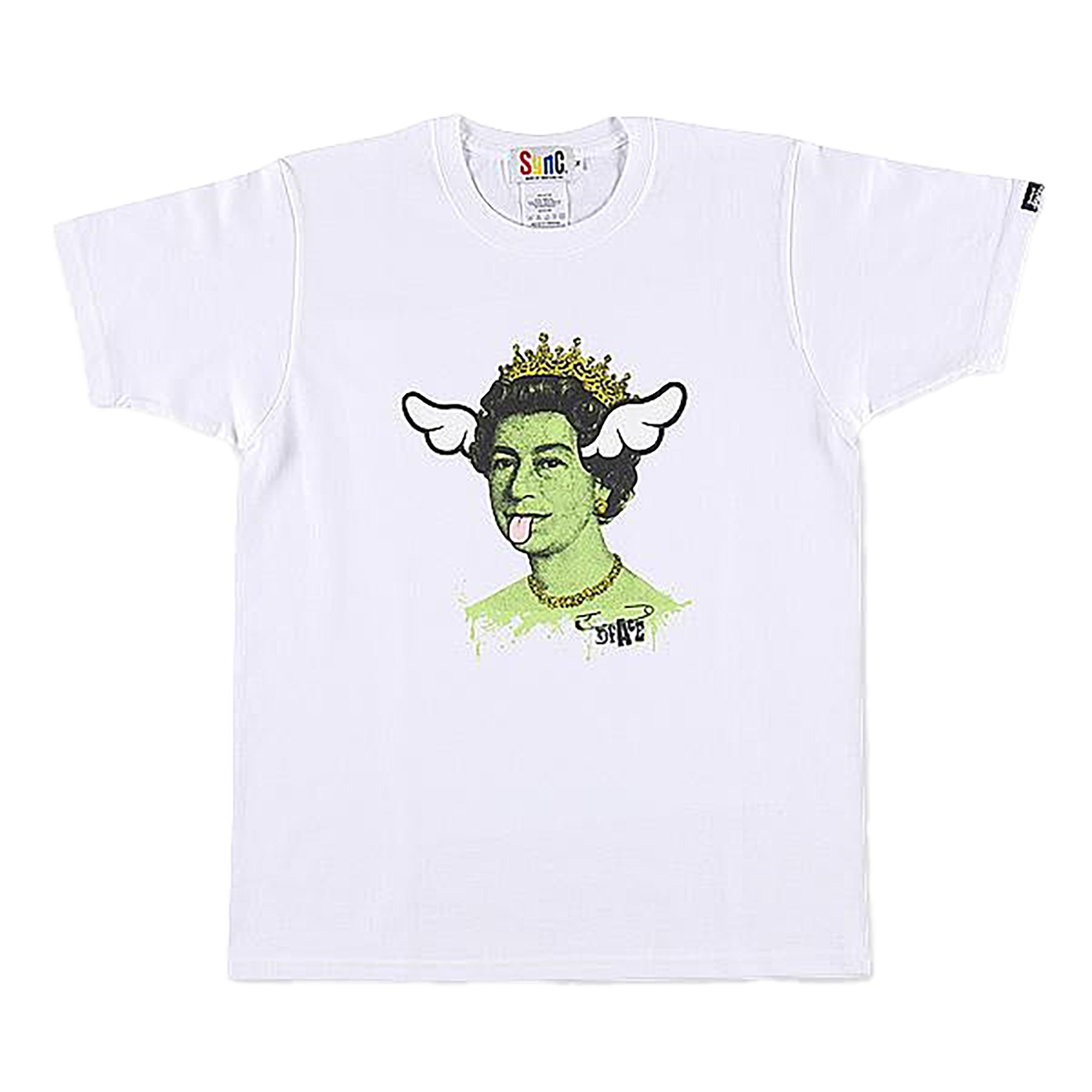 D*FACE TEE DOG SAVE THE QUEEN