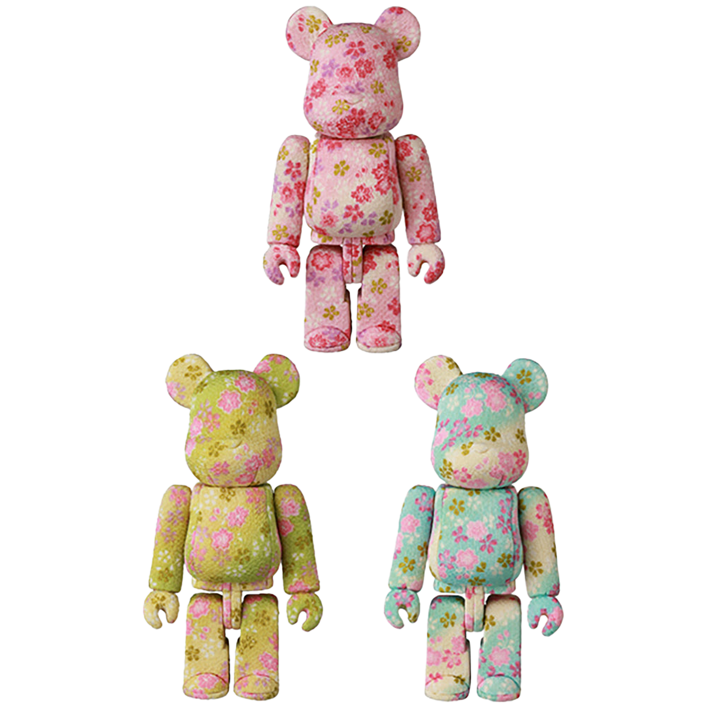 木目込みBE@RBRICK 桃(もも)／萌(もえ)／宙(そら)