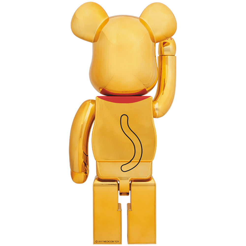BE@RBRICK 招き猫 金メッキ 弐 1000％_1
