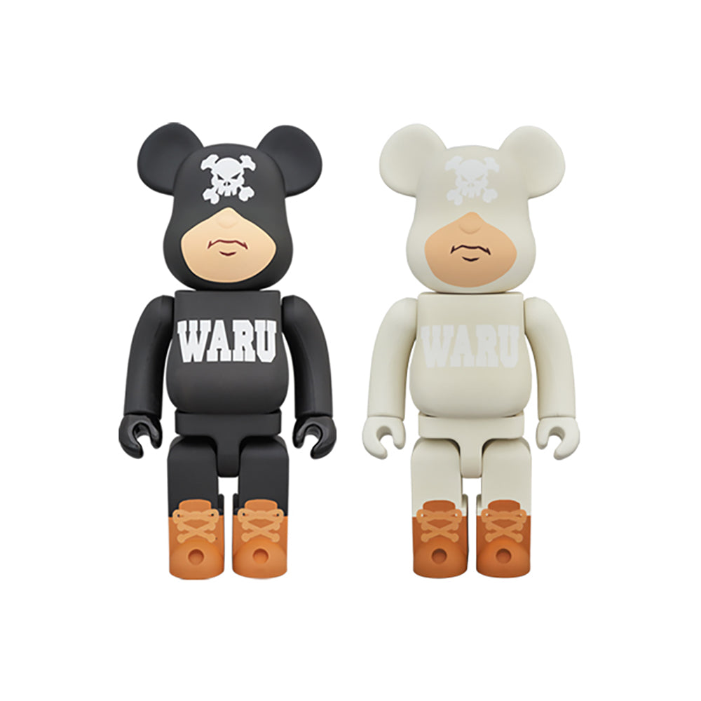 BE@RBRICK TOKYO TRIBE WARU 400％ BLACK／WHITE_0
