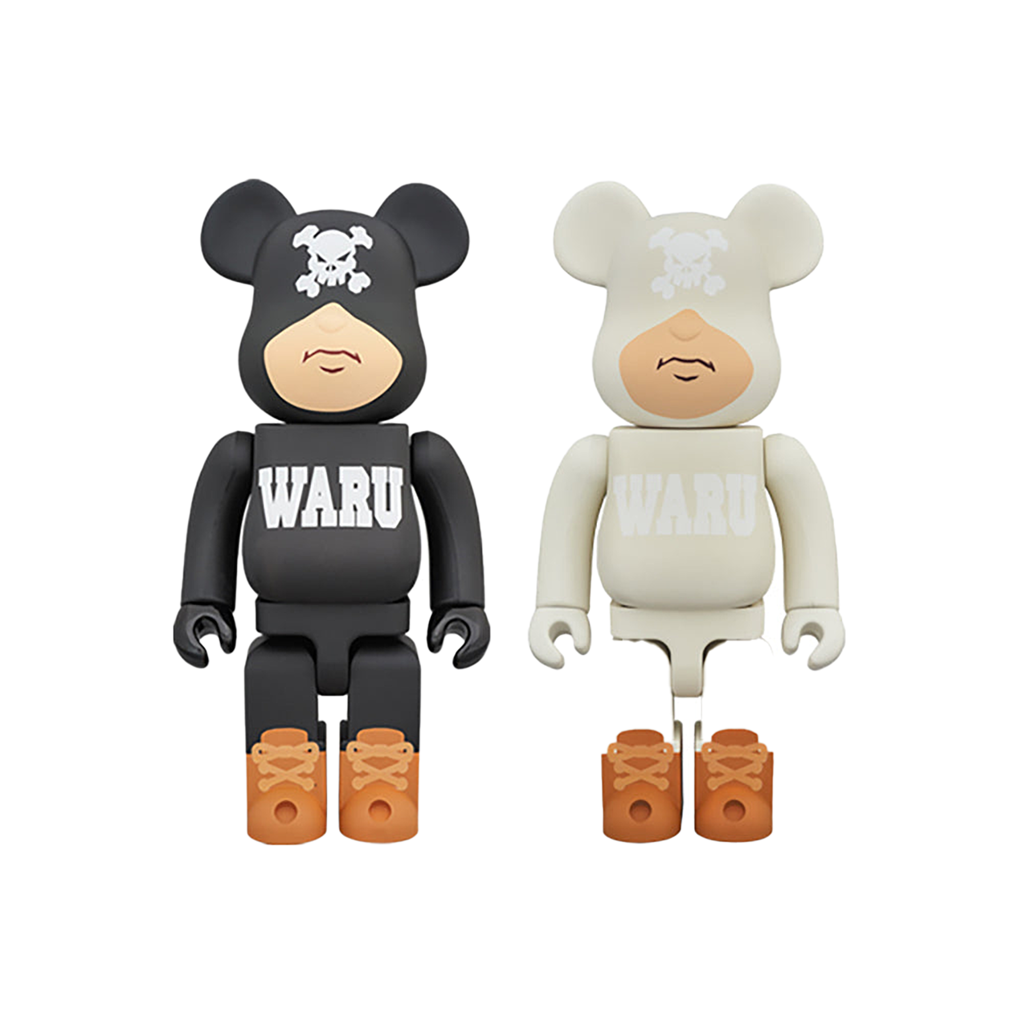 BE@RBRICK TOKYO TRIBE WARU 400％ BLACK／WHITE