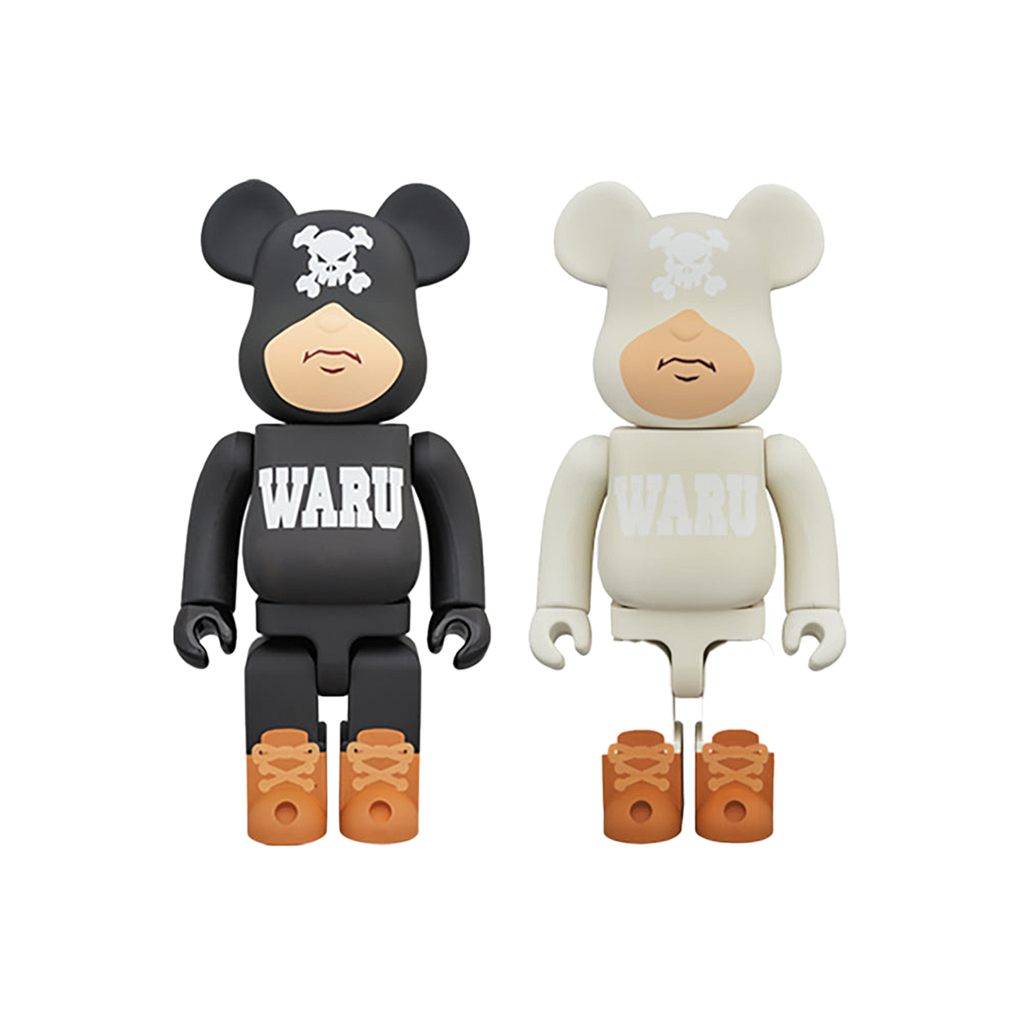 BE@RBRICK TOKYO TRIBE WARU 400％ BLACK／WHITE