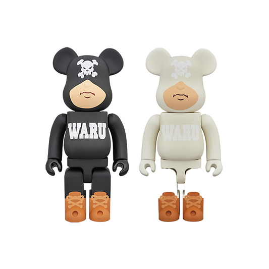 BE@RBRICK TOKYO TRIBE WARU 400％ BLACK／WHITE