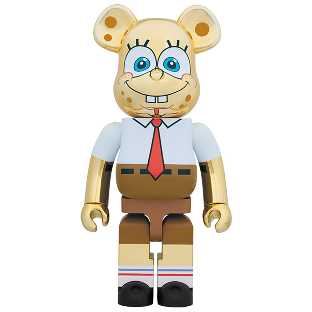 BE@RBRICK SpongeBob GOLD CHROME 1000％_0