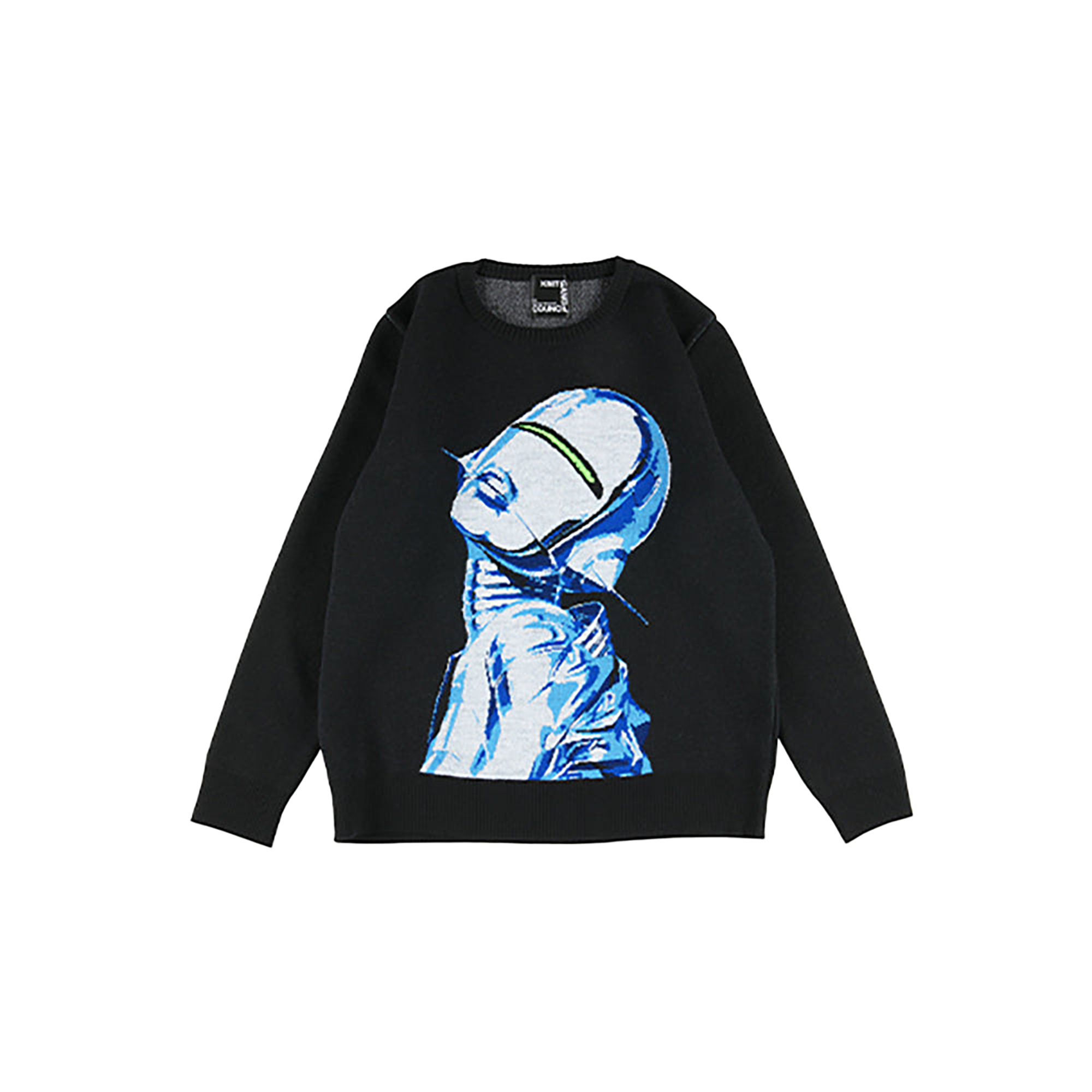 KNIT GANG COUNCIL "HAJIME SORAYAMA" CREW NECK SWEATER "SEXY ROBOT"