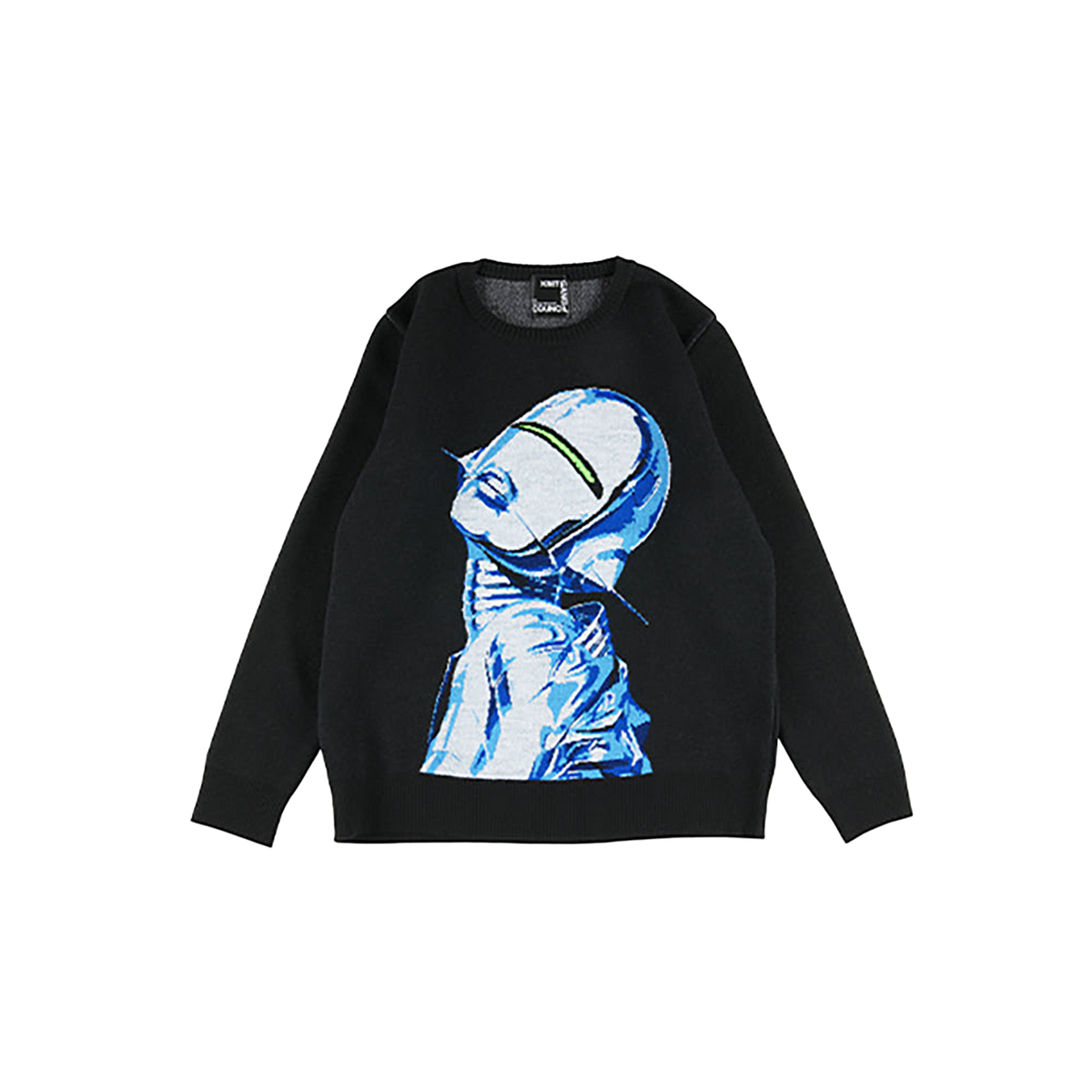 KNIT GANG COUNCIL "HAJIME SORAYAMA" CREW NECK SWEATER "SEXY ROBOT"