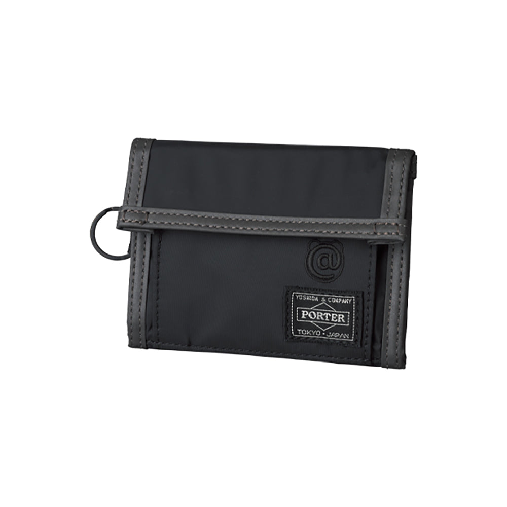 PORTER × BE@RBRICK BLACK/REFLECTIVE WALLET_0