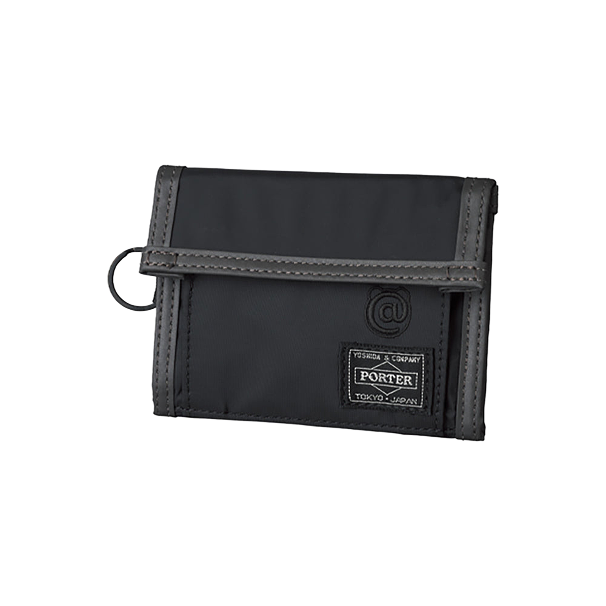 PORTER × BE@RBRICK BLACK/REFLECTIVE WALLET