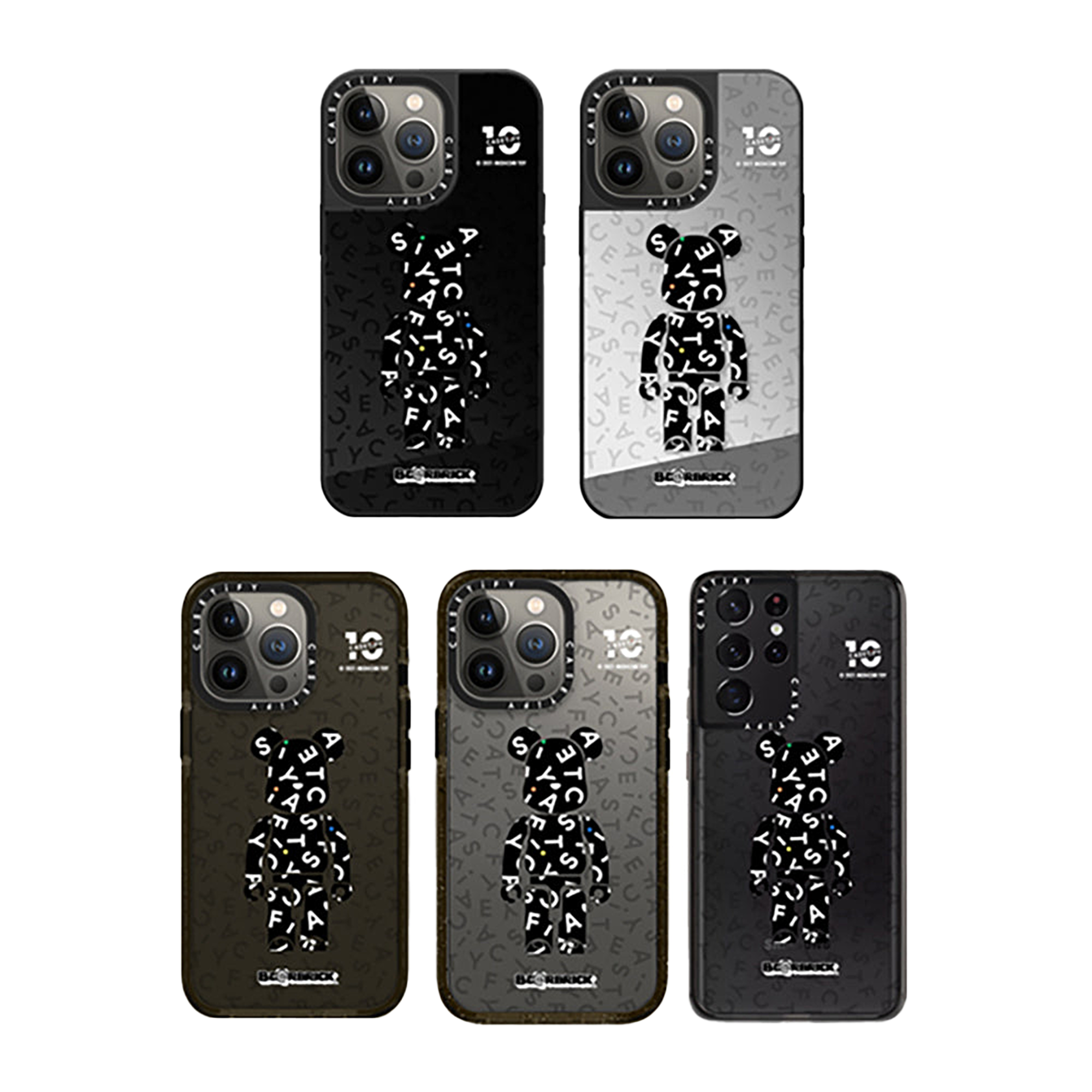 CASETiFY 10th Anniversary Monogram BE@RBRICK Phone Case