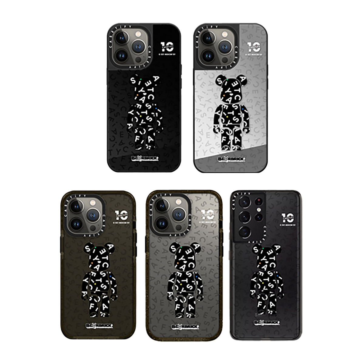 CASETiFY 10th Anniversary Monogram BE@RBRICK Phone Case