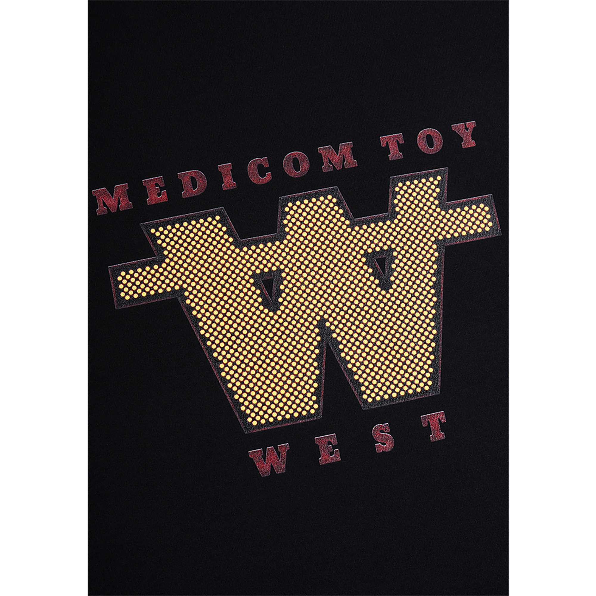 MLE MEDICOM TOY WEST ORIGINAL PRODUCTS MEDICOM TOY WEST LOGO TEE