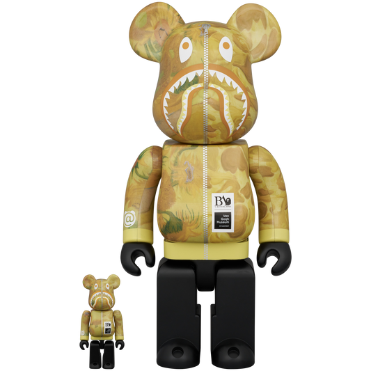 BE@RBRICK BAPE(R) × Van Gogh Museum Sunflowers SHARK 100％ & 400％_0