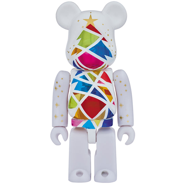 ベアブリック☆メリークリスマス☆ステンドグラスツリー☆２０１６【新品・未開封】 2016 Xmas BE@RBRICK Stained-glass tree Snow white Ver. 100％（直営