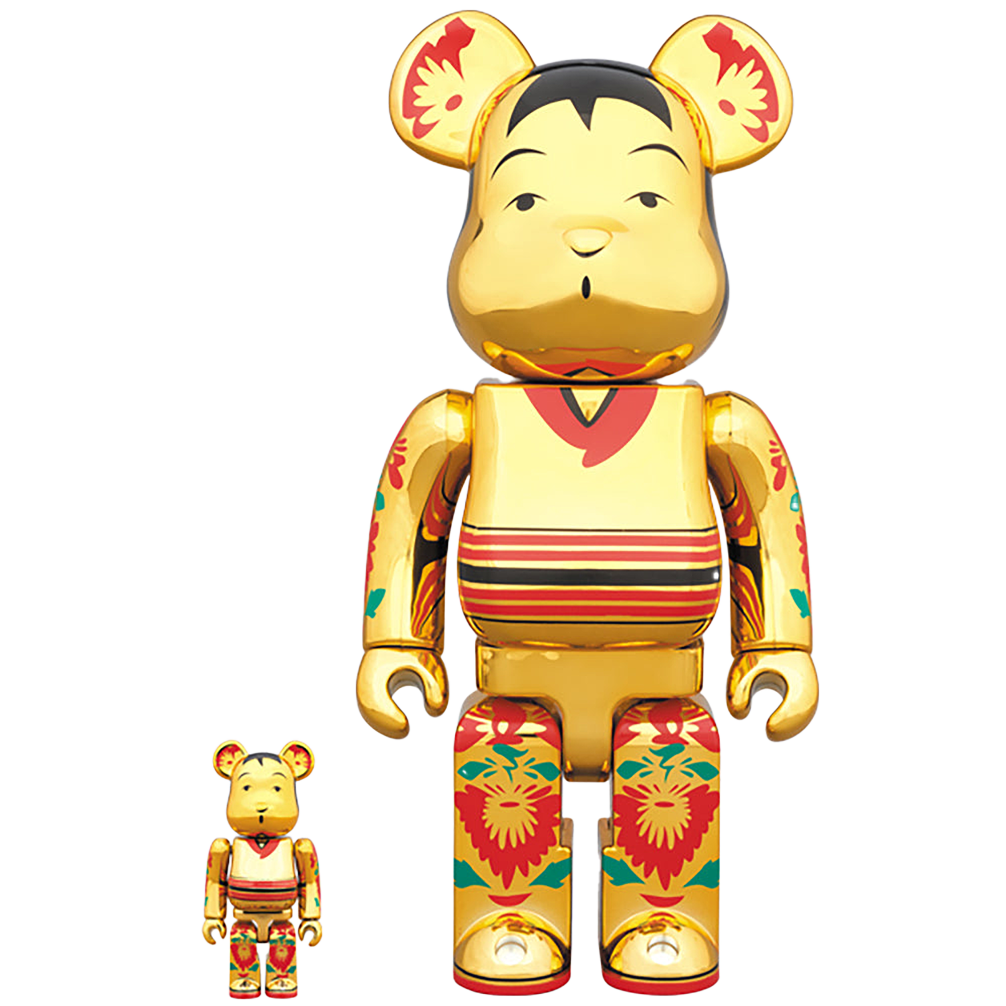 BE@RBRICK コケブリック 金メッキ 100％ & 400％