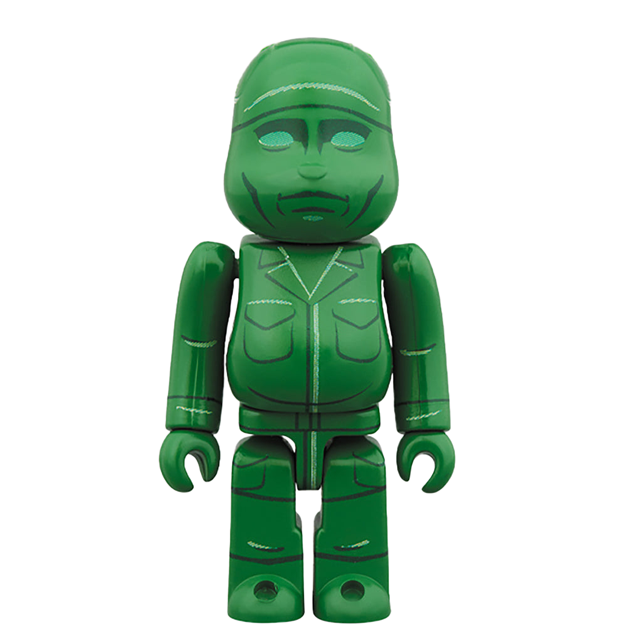 BE@RBRICK GREEN ARMY MEN 100％ & 400％