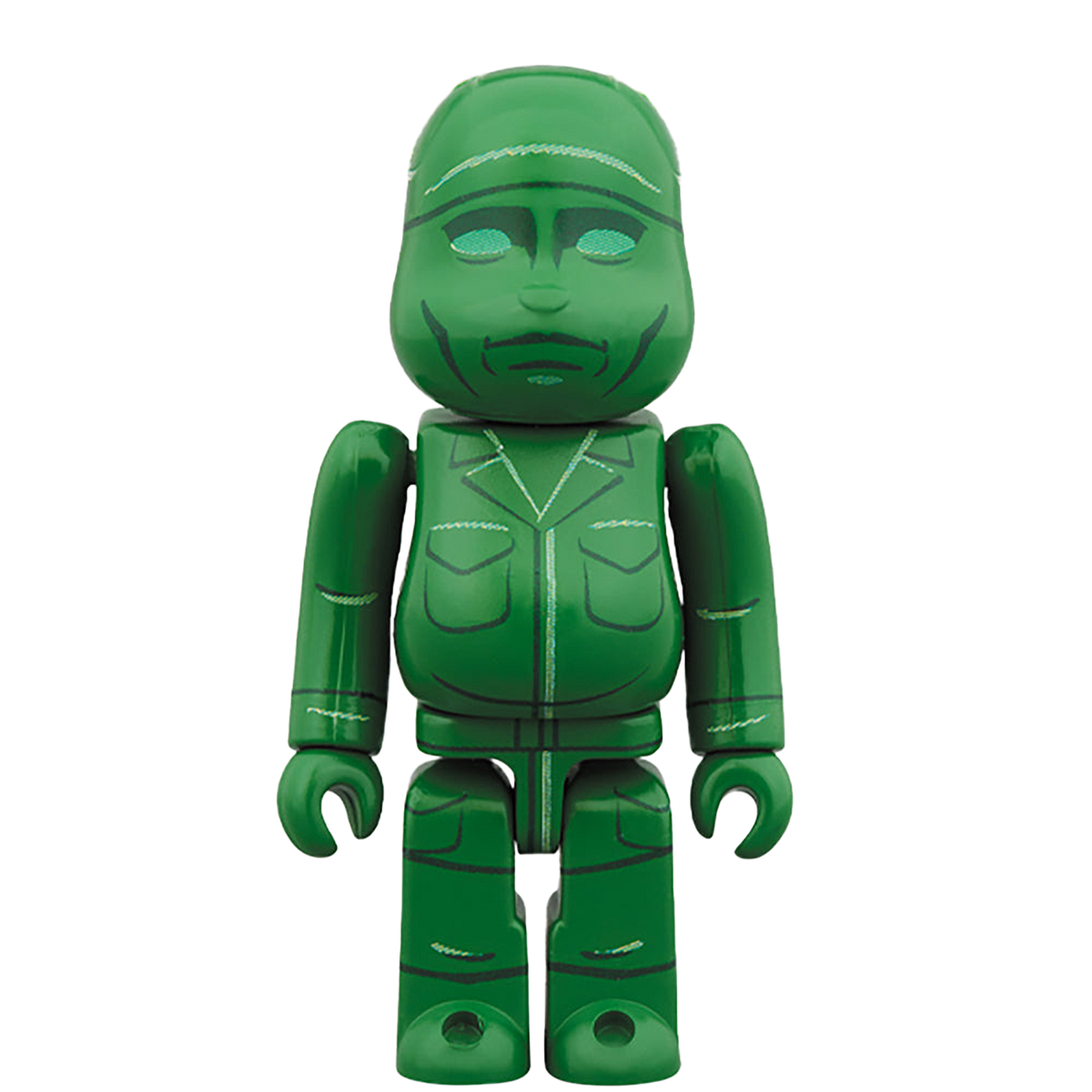 BE@RBRICK GREEN ARMY MEN 100％ & 400％