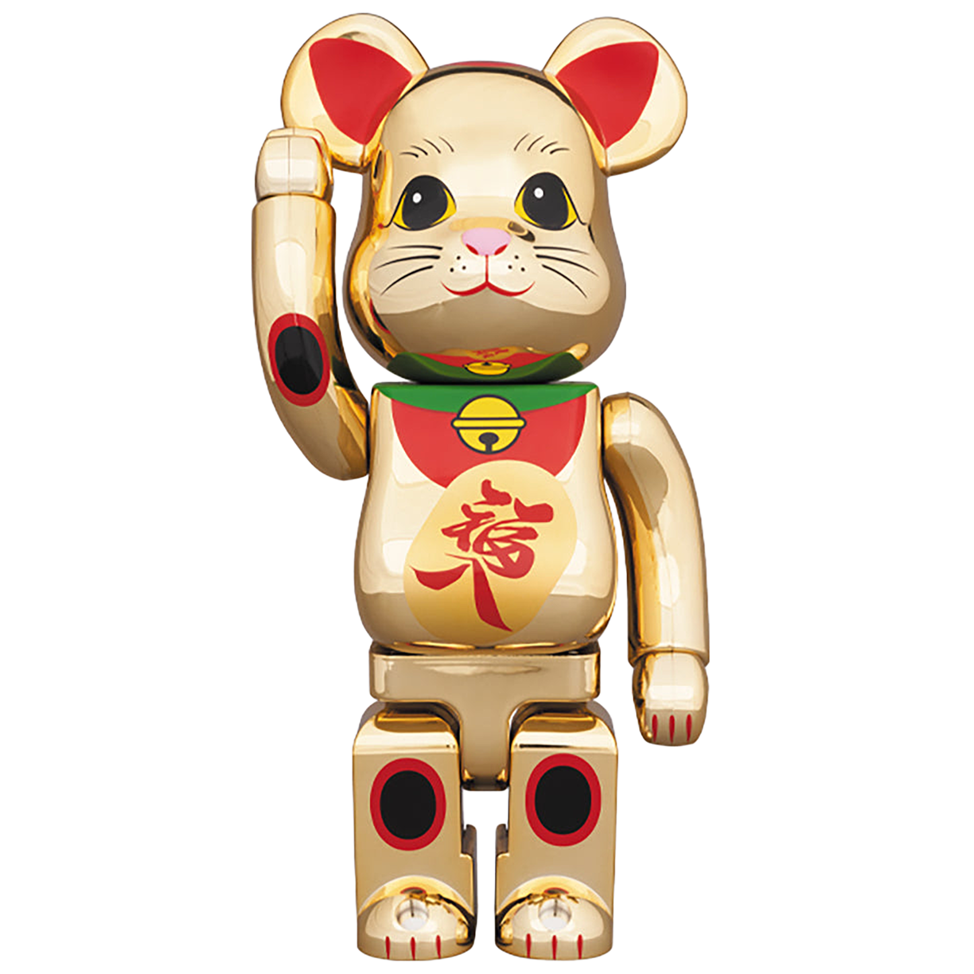 BE@RBRICK 招き猫 金メッキ 福入 400％