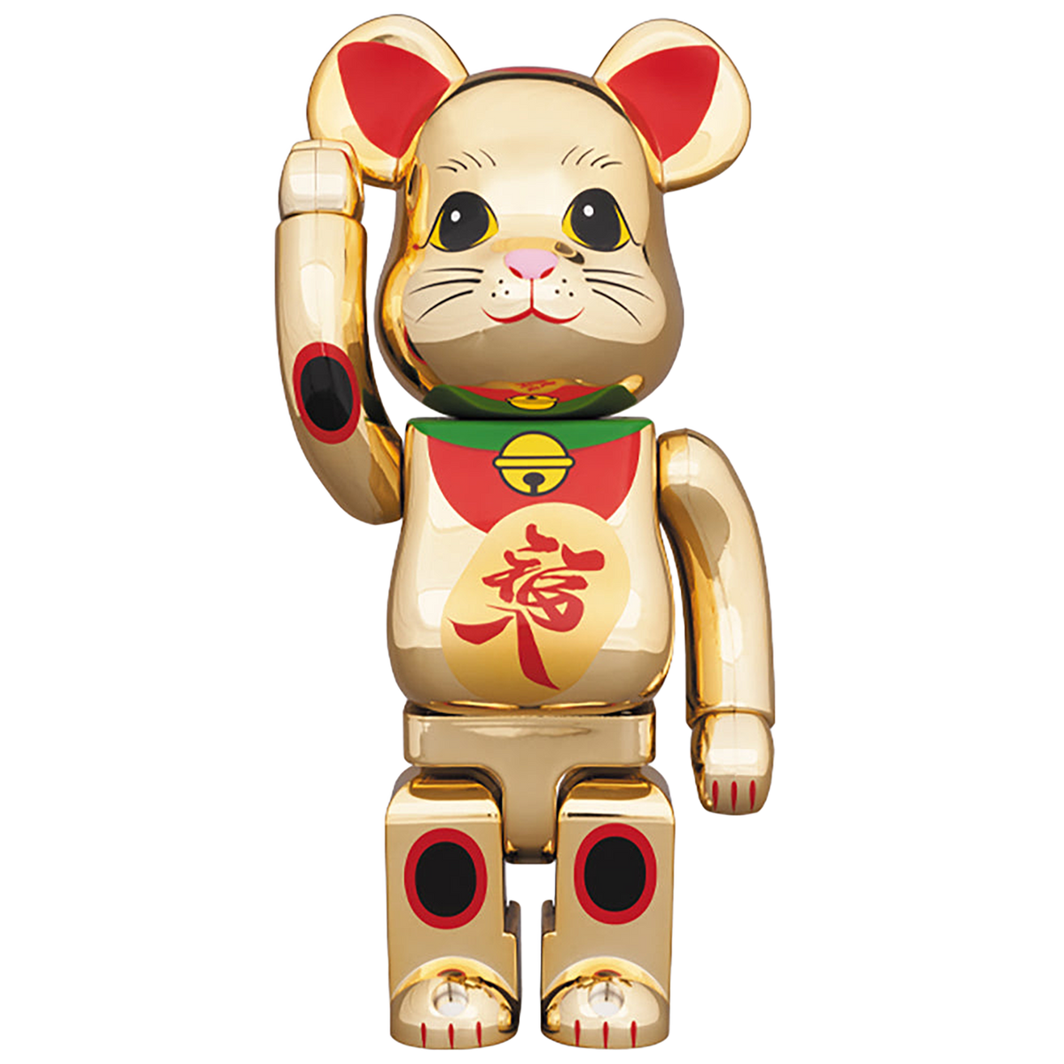 BE@RBRICK 招き猫 金メッキ 福入 400％