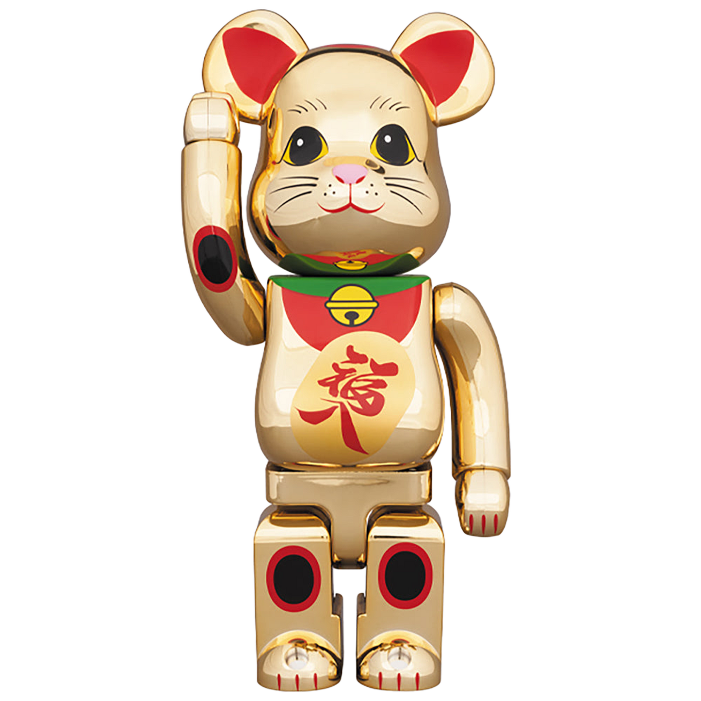 BE@RBRICK 招き猫 金メッキ 福入 400％