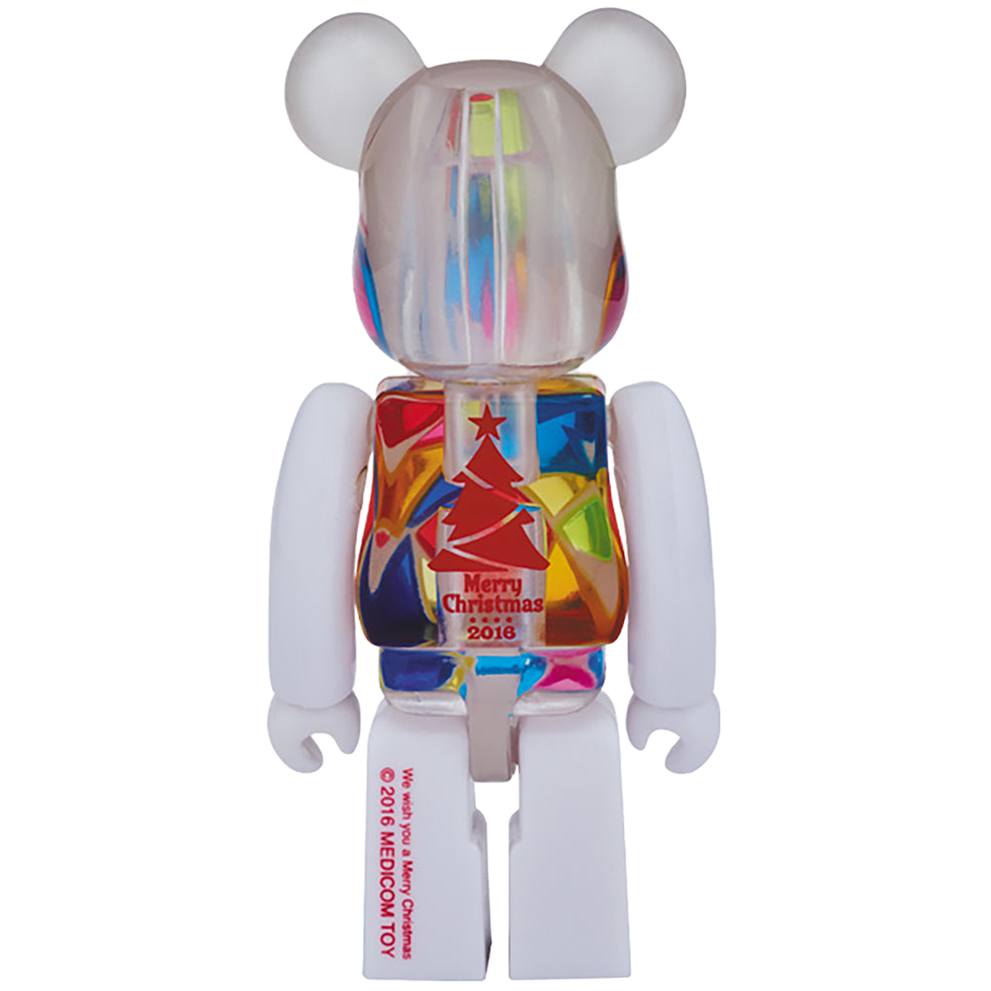 2016 Xmas BE@RBRICK Stained-glass tree Snow white Ver. 100％（直営店限定モデル）
