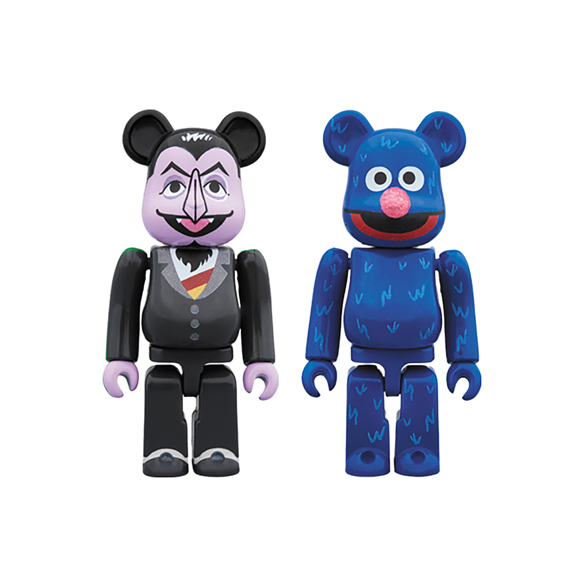 BE@RBRICK COUNT VON COUNT & GROVER 2 PACK