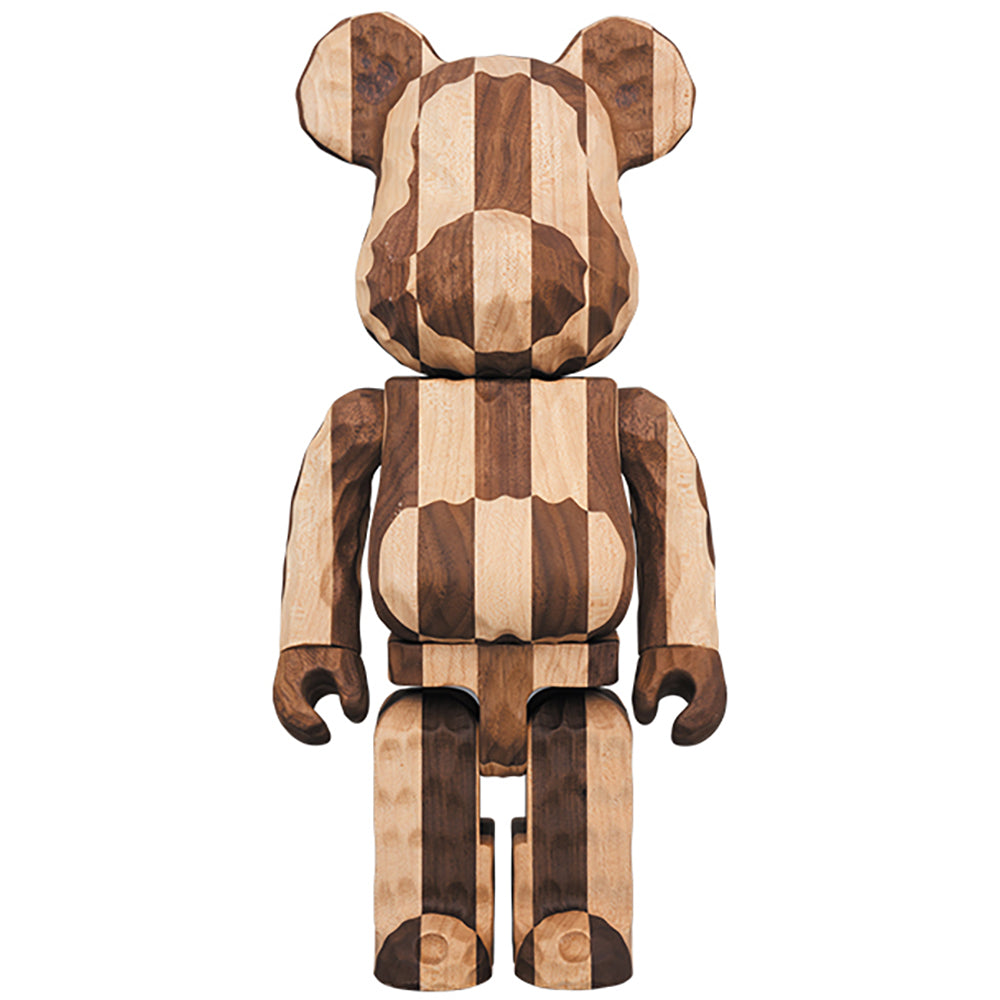 BE@RBRICK カリモク fragmentdesign 400％ carved wooden - LONGITUDINAL CHESS_0