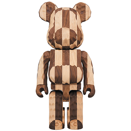 BE@RBRICK カリモク fragmentdesign 400％ carved wooden - LONGITUDINAL CHESS