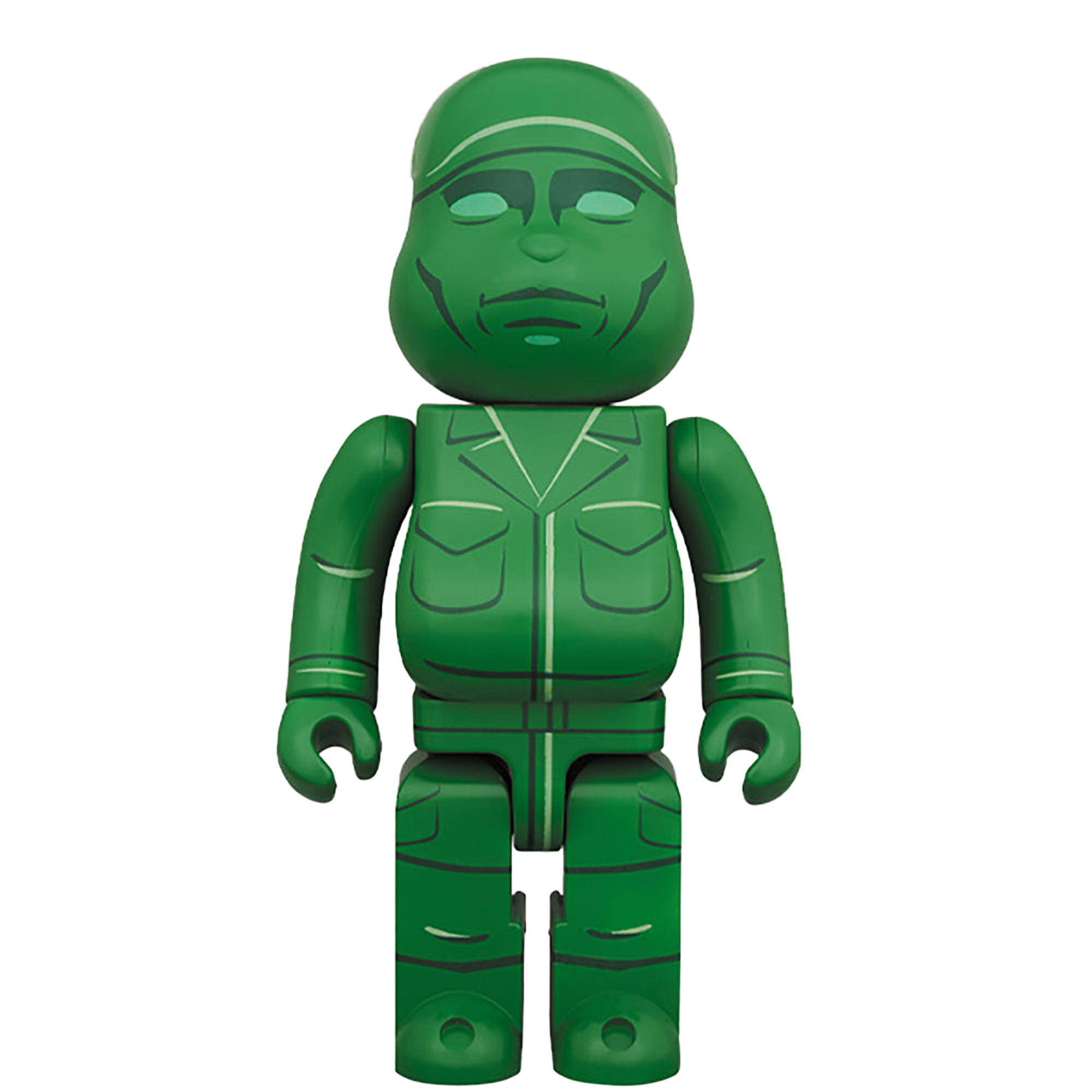 BE@RBRICK GREEN ARMY MEN 100％ & 400％