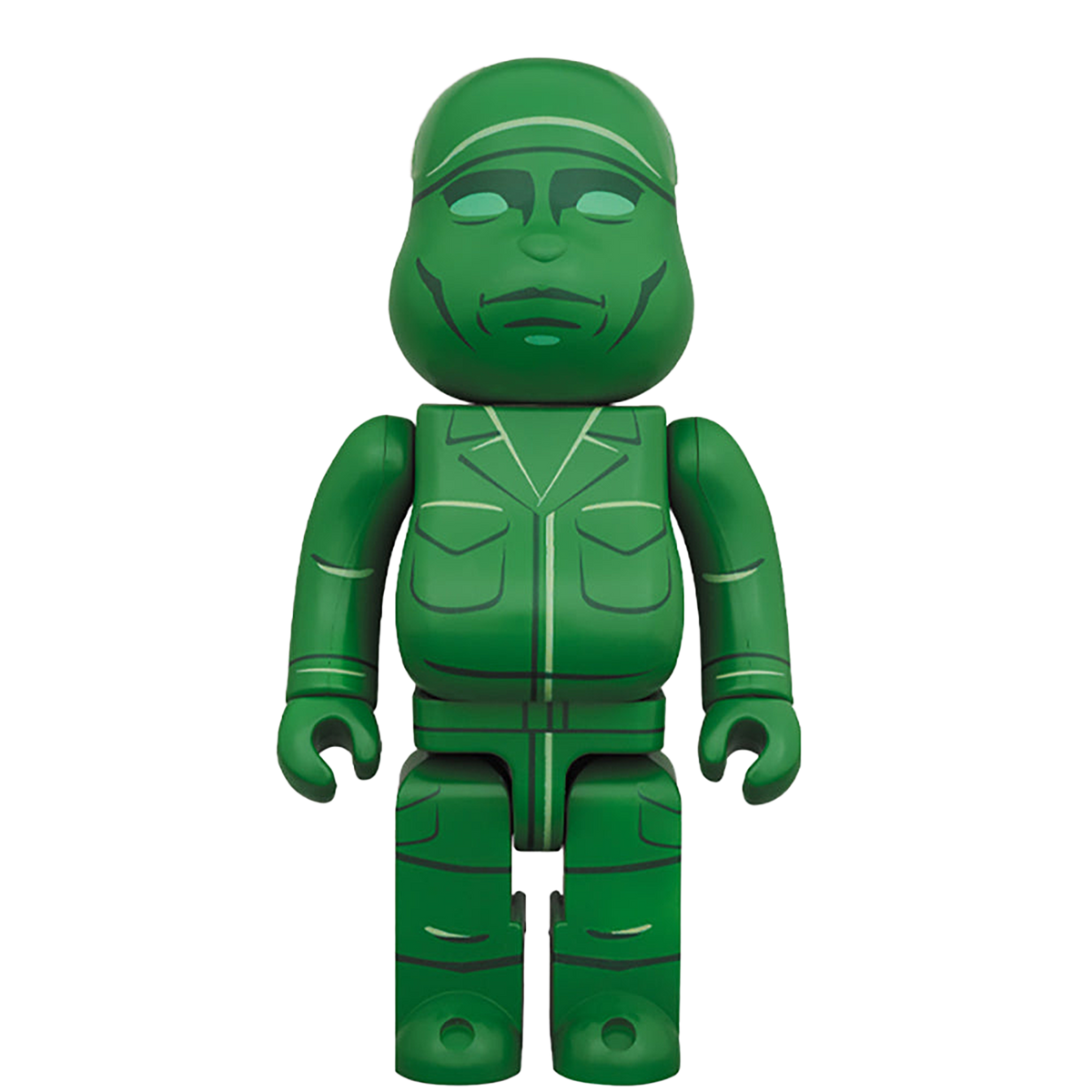 BE@RBRICK GREEN ARMY MEN 100％ & 400％